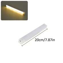 10/20/30/50cm Luce a sensore di movimento a LED, Luce sottopensile magnetica ricaricabile a LED, Luce notturna senza fili a LED con sensore di movimento, Decorazione per la stanza, Adatta per stanza, camera da letto, comodino, forniture per la cucina, armadio, scale, corridoio e luce per armadietto - Luci con sensori di movimento - Visualizzare 18