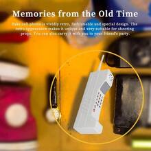 New Gugxiom 90s Phone Prop Cell Phone Ornament Retro Brick Cell Phone Ornament Retro Mobile Phone Model For 80s 90s Party Decorations For Home Living Room Decor Desktop Decoration White - White - View 7
