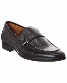 Mocasín de cuero Arlo para hombre de Bruno Magli - Negro - Ver 1