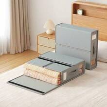 1 pieza Estantería plegable para almacenamiento de ropa de cama, grande/extra grande, adecuada para el armario, perfecta para guardar sábanas, edredones y fundas de almohada - Multicolor - Ver 4