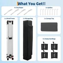 Huisuilinss Event Shelters - Black - View 7