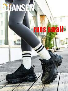 Dian Sen Zapatos de con puntera de acero, ligeros y de talla pequeña, zapatos de trabajo y deportivos para hombres, zapatos con puntera de acero fáciles de usar, zapatos de trabajo y deportivos cómodos y transpirables, versión para mujer, zapatos de trabajo para hombres, zapatos de con puntera de acero anti-aplastamiento para hombres, zapatos deportivos de con puntera de acero anti-aplastamiento para hombres (talla EUR35.5-EUR37.5 demasiado pequeña, elija una talla talla grande grande) - Negro - Ver 4
