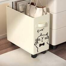 Under Desk Rolling Storage Cart - Essential Mobile Office Organizer, Perfect Gift For Mother's Day, Father's Day And Other Holidays - Multicolor - View 12