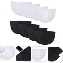 Anneome 4 Pares Hombreras Antideslizantes De Esponja Para Mujeres Almohadillas Adhesivas Transpirables Para Realzar Hombros En Camisas Trajes Y Suéteres - 1 - Ver 5