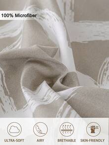 蓬松柔软2/3件套床笠套装，包含床笠、床垫保护套，防皱透气，深口袋设计，抗起球，弹力十足，静音防滑，适用于各种尺寸的床，家居宿舍卧室装饰，可机洗，亲肤舒适，四季皆宜，易于打理，现代简约风格，心形印花 - 彩色 - 查看 7