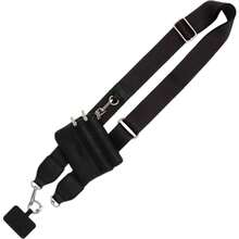 Cordn Ajustable Con Doble Gancho Y Clip De Piel Sinttica, Phone Strap With Zippered Pouch, Colgante Para Celular, Strap Phone With Wallet, Phone Strap With Wallet - Negro - Ver 1