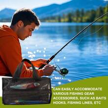 Bolsa Organizador De Lure Fishing Accesorios SpinnerBait Storagee Bolsas De Almacenamiento De Cebo Plegable Impermeable Pesca En Capas De Cinco Gridas Tackle Pouch Spinnerbaitt Fly Box Accesorio - inicial - Ver 5