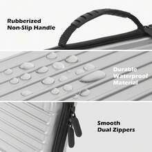 Hard Shell Protective Carry Case For Switch 2 (2025 Model) – Shockproof PC Travel Bag With 10-Game Card Storage, Slim Compact Design, Mesh Accessory Pocket & Anti-Scratch Interior|Portable Console Organizer For Travel, Daily Carry, Commuting & Gamer Gift