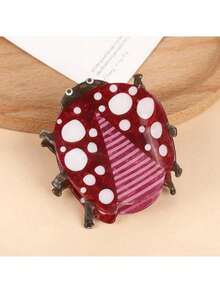 1件套亚克力花朵发夹 - 郁金香、百合、玫瑰发饰，创意独特绿叶发夹，可爱银杏叶发圈装饰，优雅发爪，女士发爪，休闲发夹，优雅发爪夹 - 彩色 - 查看 24