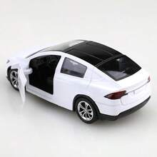 1个（袋装）1/36纯色锌合金玩具车车身，仿SUV儿童玩具，适合3岁及以上男孩。单辆合金玩具车，带回力功能，两侧车门均可打开，节日礼物，玩具收藏，高仿真合金压铸玩具车，SUV型合金回力模型车。白色 - 白色 - 查看 4