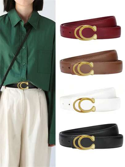 This Women's Retro Casual Fashion Hollow Letter Belt Is A Versatile And Stylish Accessory That Goes Well With Jeans And Trench Coats. It Is Suitable For Daily Commutes, Casual Wear, Parties, And As A Gift.