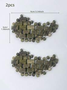 INYUSUN 1pc Jade Face & Eye Mask, Self-Cooling Massage Tool, Home Sleeping Jade Massage Device, Eye Patch Massager - Facial Massage Tool - Dark Green - View 10