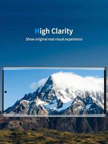Bộ 2 miếng dán màn hình cường lực 9H phủ toàn màn hình, phù hợp với Galaxy S26 Ultra S25+ S25 S24 Ultra S24+ S24FE S24 S23+ S23 S22+ S22 S21+ S21, siêu trong suốt, chống trầy xước, chống bám vân tay, chống sốc và chống rơi vỡ. - Trong sáng - Xem 8