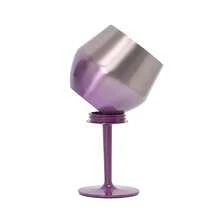 1 Piece Bright Gradient Design Plastic Cup With Donut Lid And Straw Different Colors 780ML - Purple - View 1