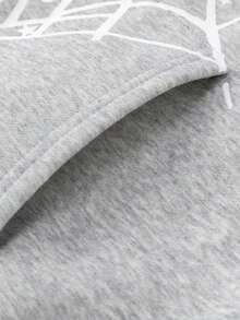 NEW Hip Hop Spider Hoodies Set Y2k Hoodie ,Tracksuit Pullover Sweatshirt And Trousers For Men Or Women Matching Hoodies For Couples Casual Unisex - Xám - Xem 5