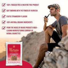 Strawberry Flavoured Roll Your Own Herbal Blend Tobacco And Nicotine Free Pack Of 1-35 Gram - QUẢ DÂU - Xem 5