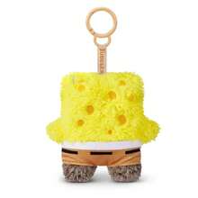 Spin Master X Licensed 5-Inch Plush Keyrings, //Gary The Snail/Squidward/Sheldon Plankton, Funny Ugly Monster Stuffed Animal With Human-Like Teeth, Collectible Bag Charm For Kids, Tweens, Teens, Adults, Fans Of Weird Plush - Sponge - View 7