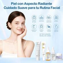 WEUD, Producto Original Oficial, Kit Completo de 5 Productos de Cuidado Facial (Crema Hidratante, Suero de Centella, Suero de Propóleos, Contorno de Ojos y Crema para Cuello), Origen Coreano, Enriquecido con Centella Asiática, Ácido Hialurónico y Colágeno, Proporciona Hidratación Profunda a la Piel, Nutrición Continuada y Sensación de Confort, Ofrece Textura Ligera y Absorción Rápida para un Cuidado Diario Agraciado, Adaptable a Todos los Tipos de Piel, Incluyendo la Piel Sensible, Contenidos: Crema Hidratante 100g, Suero de Centella 50ml, Suero de Propóleos 50ml, Contorno de Ojos 30ml, Crema para Cuello 50g - Blanco - Ver 2