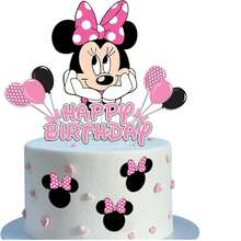 10pcs Birthday Party Cake Decorative Toppers, Princess Cake Cards - Multicolor - View 2