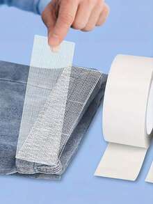 10米/卷 无纺布热熔双面胶带 - 无需缝纫，适用于包边、熨烫和家居修补，经久耐用，易于使用，是工艺品、服装和家居装饰的理想之选，工艺用品 | 多用途粘合剂 | 耐热 - 彩色 - 查看 1