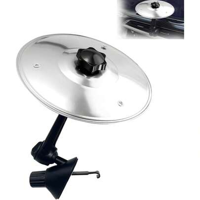 תוף מרים לרכב | מצילת התרסקות המותקנת ברכב, קישוט מיניאטורי לפתח אוורור לתוף מתכת, גאדג'ט מוזיקלי מהנה, מתנה יצירתית למתופפים וחובבי מוזיקה, מתנת יום הולדת וחג אידיאלית לאבות וחברים, 10 תרחישים אוניברסליים, מתאים לרוב דגמי המכוניות