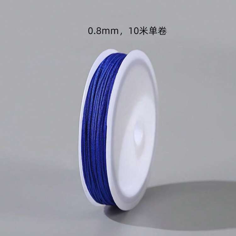 10 Yards/Pack 0.8mm Nylon Cord, Chinese Knot Braiding Rope, Suitable For Jewelry Making DIY Bracelets And Accessories - Multicolor - View 12