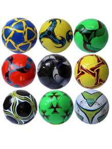Balon varios colores, corte octagonal, costurado a maquina para mantener la forma y calidad durante el rebote,  Balones Al Azar talla 26, Balón de Fútbol Soccer #5, - Multicolor - Ver 1