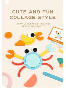 Children's Intellectual Creativity, Geometric Shape Matching Puzzle Toys, Circular Shape Matching Fun Puzzle Early Education Toys - Multicolor - View 4