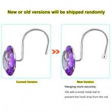 12 ganchos de cortina de ducha para baño acero inoxidable resistente a la oxidación anillos de cortina de ducha para cortinas de ducha ropa toallas etc. - Morado - Ver 2