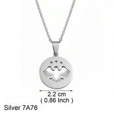 قلادة علم يونيسكس، مجوهرات نسر بتصميم جديد - متعدد الألوان - مشاهدة 20