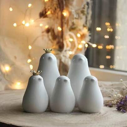 2pcs 3D Bird Decor Silicone Molds, Including Standing Bird Figurines In Different Sizes, Suitable For Casting Plaster, Cement, Resin, Concrete And Candle Making, Great For Home & Garden Decor, Holiday Gifts