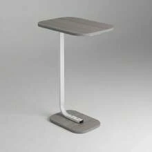 Ecommerc3 MOBLEKIT | Mesas Auxiliares para Sofá o Cama de Madera y Metal, Modelos Fijos o Regulables con Opciones con Ruedas, Escritorios Compactos para Hogar - Envío GRATIS ✅ Entrega 24/48h a España (península) - Blanco Mesa 5: 39x28x55 CM - Ver 5