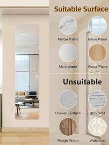 OUTANA Bộ 1/4/6/8 miếng dán gương vuông tự dính bằng acrylic, thích hợp trang trí nhà cửa, có lớp keo dính chắc chắn, không cần khoan, chống thấm nước và chống ẩm, dễ lau chùi, phù hợp cho phòng khách, phòng ngủ, nhà bếp, phòng tắm và văn phòng, là chiếc gương trang điểm tiện dụng và vật trang trí giúp cá nhân hóa không gian của bạn. - Nhiều màu - Xem 10