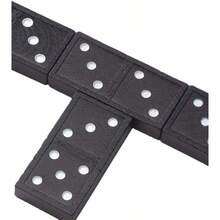 Pressman Toy Double Six Dominó de Madera 28 Piezas de dominó de Madera Seis - DomingomaderaSeis - Ver 2