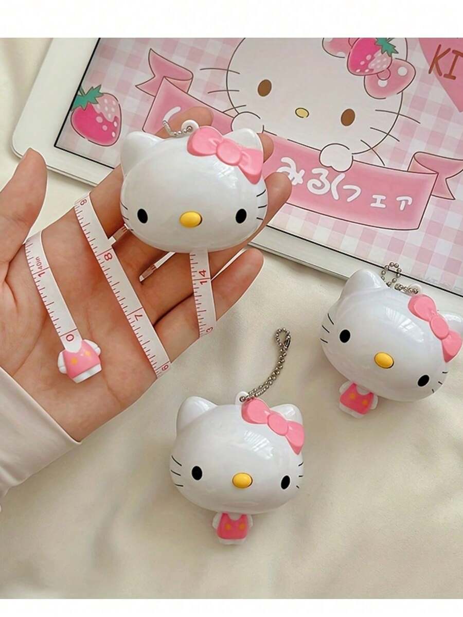 1 chiếc thước dây nhung mềm mại dễ thương, thước kẻ tự động thu gọn, thước dây đo quần áo, móc khóa mini (tối đa 40cm), thu gọn bằng cách ấn mũi, thước dây mini hoạt hình đáng yêu, thiết kế nơ hồng, nhỏ gọn và mềm mại, thích hợp để đo vòng eo, ngực và sử dụng trong nhà, thước dây mini, miễn phí vận chuyển, lễ Phục sinh - Nhiều màu - Xem 1
