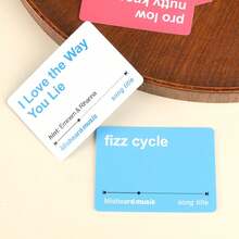 Funny Music Cards 2025 Misheard Music Game - Lively Party Toy Thanksgiving Gift  Gathering - Thẻ nhạc - Xem 11