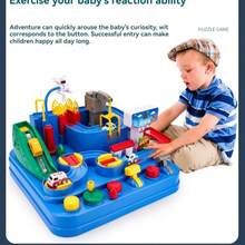 Train Parking Lot Adventure Car Toy, Interactive Puzzle Toy, Birthday Gift For Kids - Car Challenge - View 9