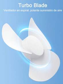 Lampara Ventilador, Foco Led Ventilador Abánico Techo, Ventilador De Techo E27,Lámpara Silenciosa Con Control Remoto Ventiladores Luces , lámpara de ventilador para habitación, salón, comedor, dormitorio - 1 unidad - Ver 5