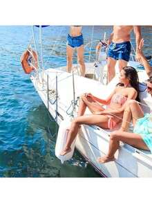 Boat Rope Ladder, Easy Boarding, Inflatable Boat Boarding Soft Ladder, Foldable Hanging Ladder For Yacht, Dinghy, Inflatable Boat, Available In Multiple Colors And Sizes - Multicolor - View 7