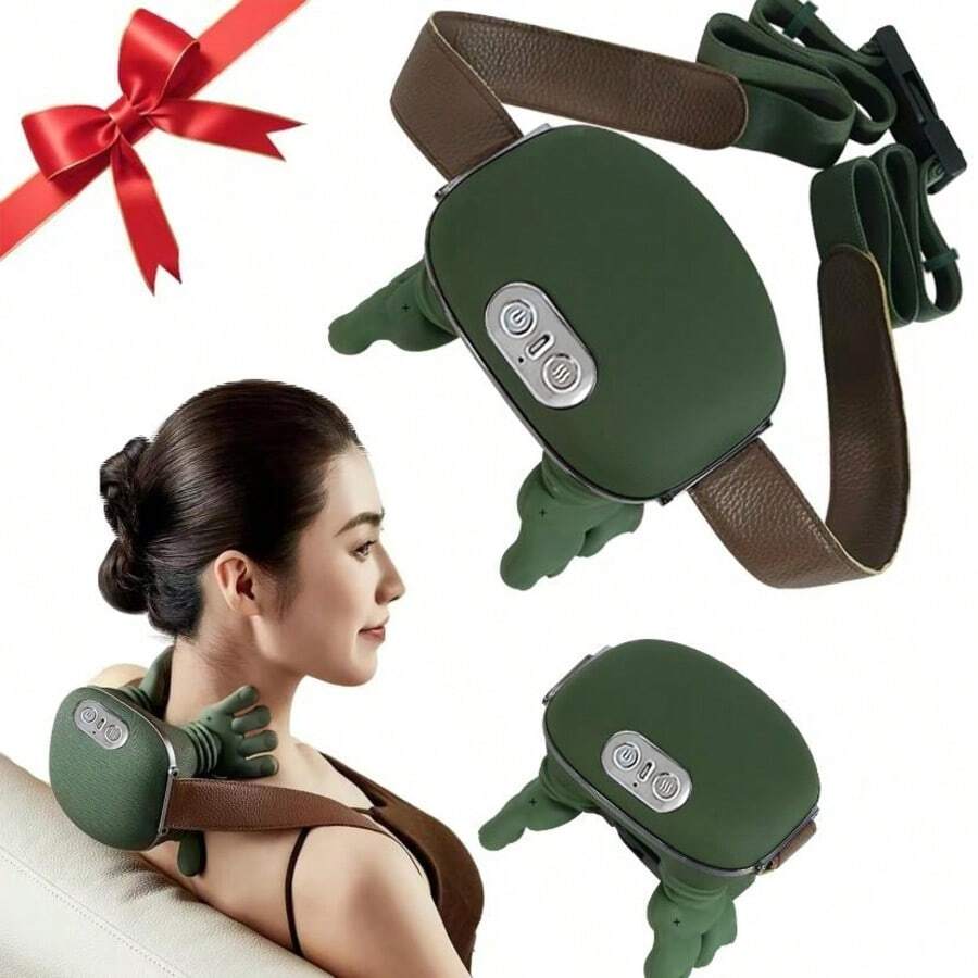 5-Finger Massager, Electric Neck & Shoulder Massager, Wireless & Portable, USB Rechargeable. Deep Tissue Massage For Neck, Shoulder, Back, Arms And Legs. 2000mAh Battery.
