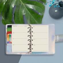 A7 Planner Refill, A7 Agenda Refill For Filofax,6 Hole/100gsm,4.84 X 3.23'', Harphia(Weekly Plan) - ColorN - View 8