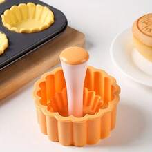 1/2件装塑料糕点模具，适用于烘焙迷你挞皮、糕点、芝士蛋糕、迷你派和甜点 - 彩色 - 查看 3