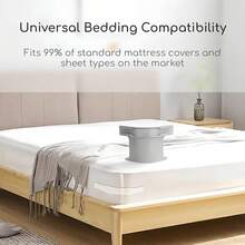 4 Pack Bed Sheet Clamps – Anti-Slip Four-Corner Retainers, Fits All Bed Sizes (Single/Double//King), 4pcs Grey Lock Sheet Holders, Bed Sheet Lock Clips, Sheet Holders Keep Sheets Firm & Tight, Heavy Duty Bed Sheet Holder Corner Fitted Sheet Straps Fit All Mattress Size Back To School - Gray - View 3