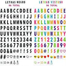 Letrero Luminoso Cine Caja de Luz A5 con 192 Letras Números Símbolos Emoticonos Decorativas Cinema Light Box Decoración para Habitación Tienda Cumpleaños Navidad Bodas Oficina Eventos(Rosa)(default) - Multicolor - Ver 6