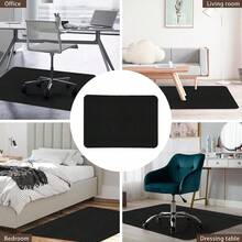 Tapete para Silla para Piso Duro, 35 x 47 Pulgadas, Alfombra para Protección de Suelos Duros para Silla de Oficina en Casa,Tapete para Silla de Computadora de Juegos,Sin BPA y Sin Ftalatos,Gris Oscuro - Cafetería - Ver 7