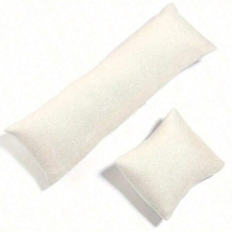 1 件珠宝展示和收纳枕头，天鹅绒/亚麻/PU 皮革/霜绒材质，长款和短款，手表、手链、珠宝展示和收纳，适合婚礼、周年纪念日的礼物，珠宝盒，珠宝收纳盒，珠宝展示盒，礼品盒，带多尺寸和多色收纳枕，夏季必备女士收纳整理器礼品旅行