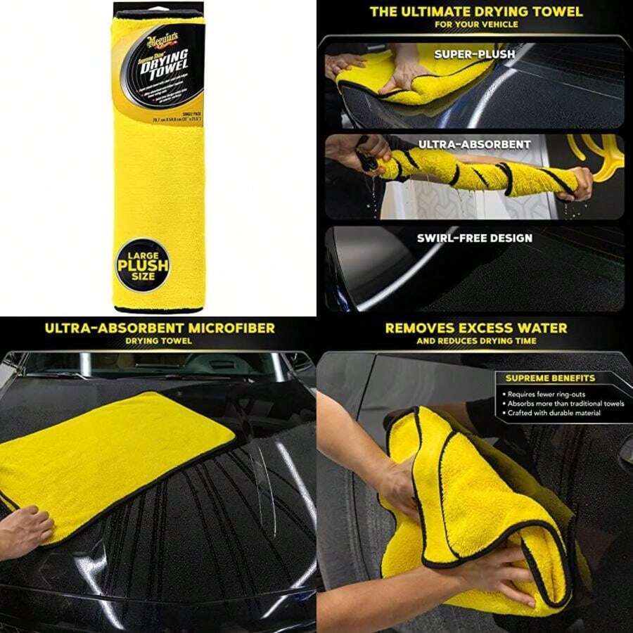 Meguiar's Shine - de Secado,(31" x 21.5" Toalla) - Multicolor - Ver 1