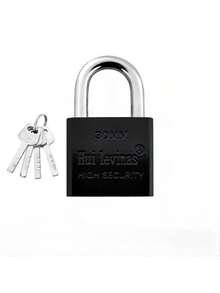 (Heavy Duty Metal Padlock With 4 Keys) Indoor/Outdoor Weatherproof Security Lock | Rust-Resistant Brass Core, Dust Cover & Steel Chain - Suitable For Gates/Sheds/Cabinets/Cages (Single Lock Set), Perfect Christmas & New Year Gift - Multicolor - View 9