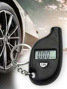 Mini LCD Digital Tire Pressure Gauge With Keychain, Suitable For Car, Truck, Motorcycle Tire Inspection Tool, Auto Repair Tool, Automotive Accessory