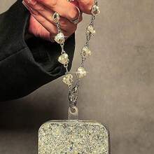 Dây chuyền kim loại pha lê cao cấp sang trọng, dây đeo cổ tay, ốp điện thoại, móc khóa, mặt dây chuyền túi xách, quà tặng cho mẹ, gia đình, bạn bè, sinh nhật, ngày lễ, phụ kiện điện thoại, dây chuyền điện thoại tương thích với Android và hầu hết các điện thoại thông minh, quà tặng cho mẹ, gia đình, bạn bè, trẻ em, sinh nhật, ngày lễ - Nhiều màu - Xem 5